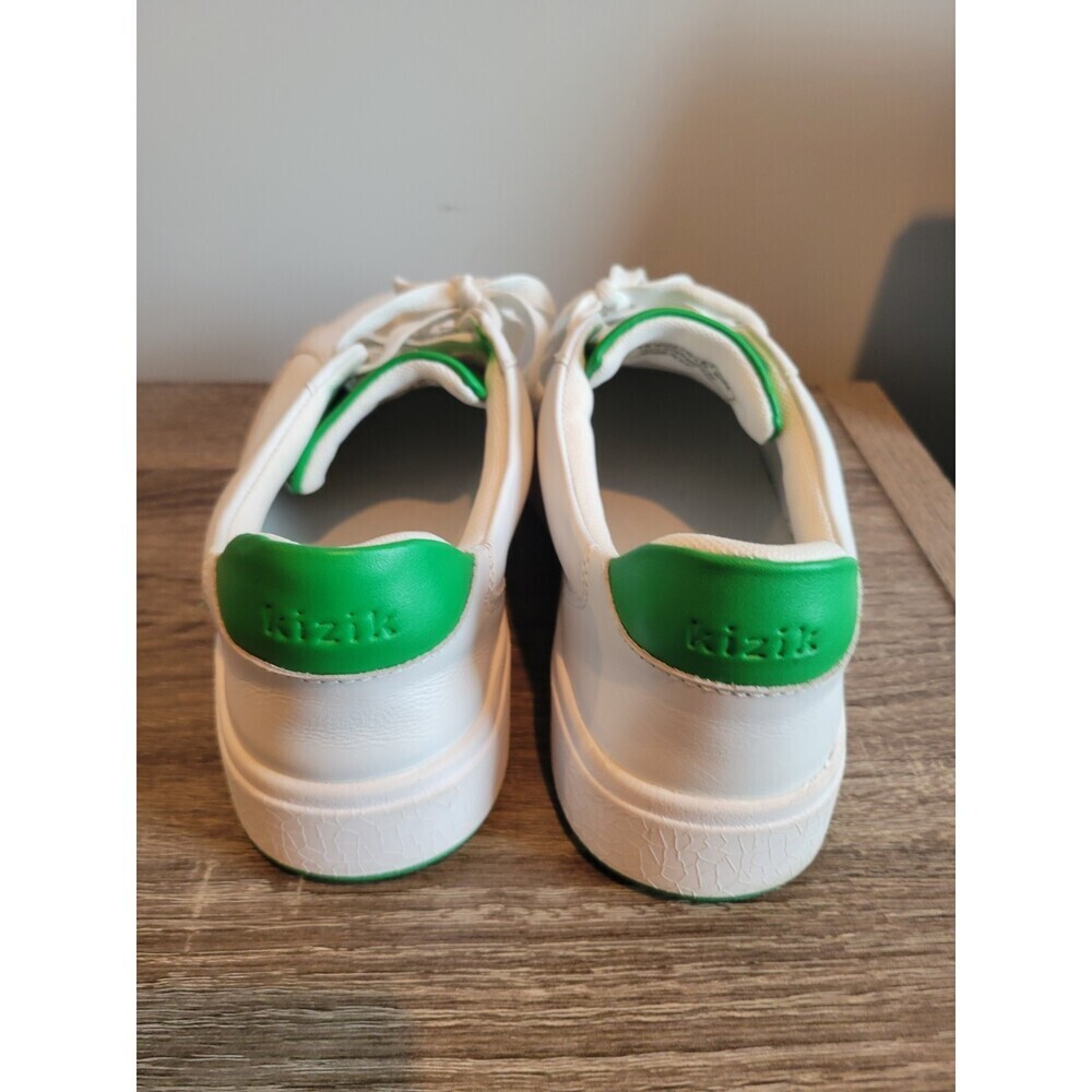 Kizik “Vegas” White Green  Floor Model  K1FC 2E Men Sz 8 Wide Wmns 9.5 Wide MINT - Picture 7 of 7
